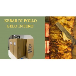 Kebab di pollo intero gelo